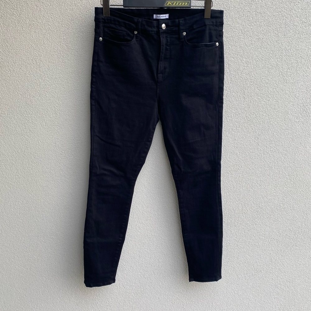 GOOD AMERICAN Good Legs Black  Jeans Size 22